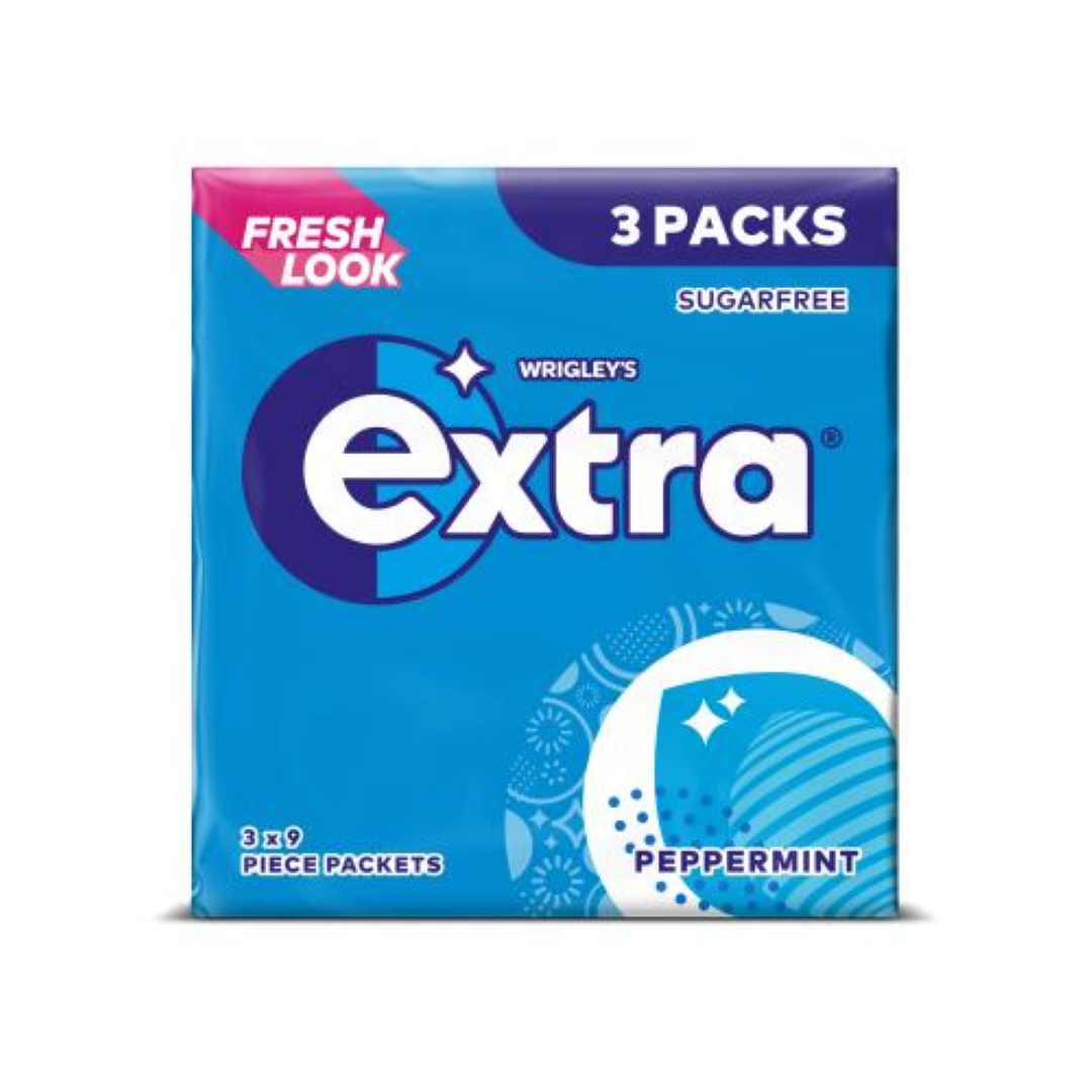 EXTRA PEPPERMINT 3PCK 37.8G